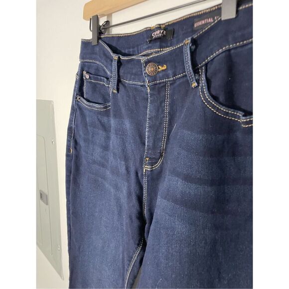 Curvy Appeal Sz 10 Essential Skinny Dark Wash Jeans - Picture 2 of 6